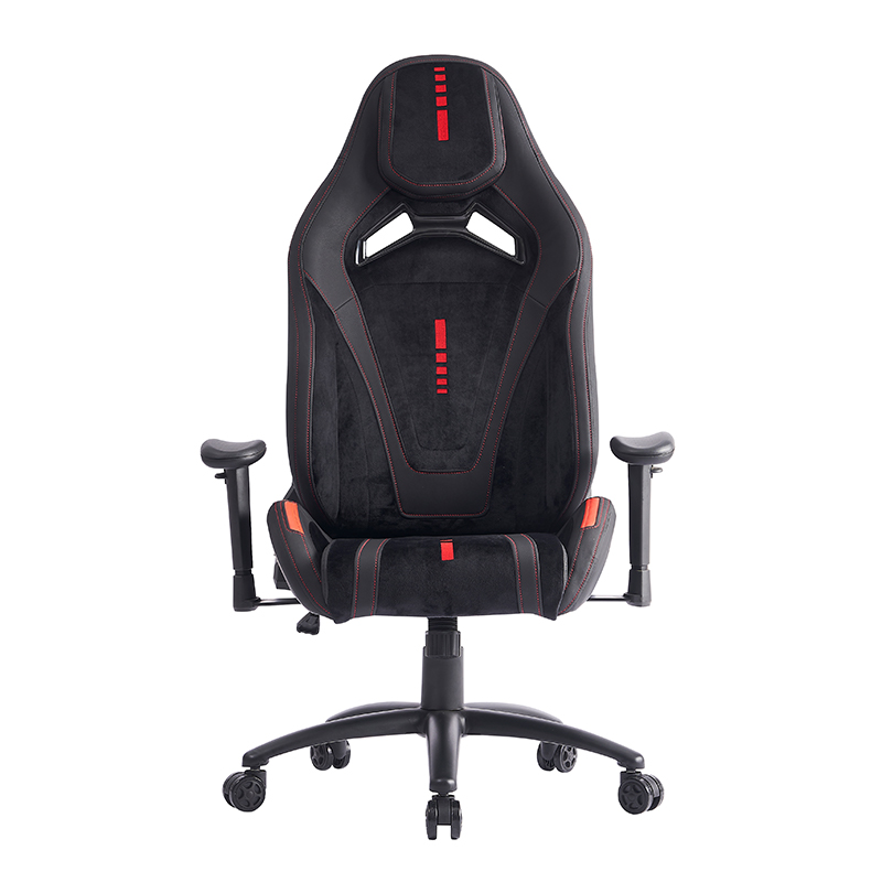 XL-1057 2D Loketní opěrka černá broušená kůže ergonomická herní židle