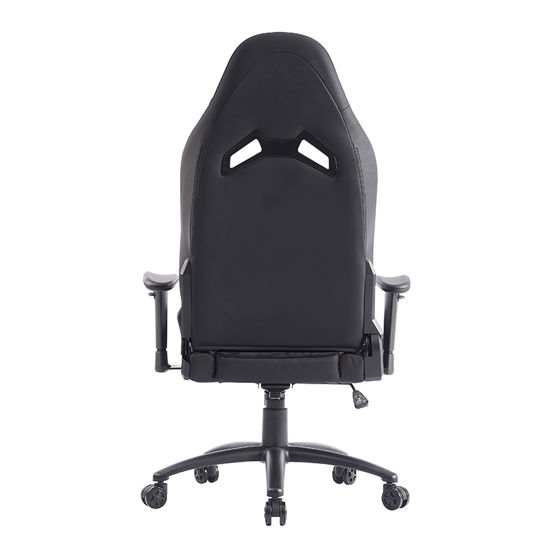 XL-1057 2D Loketní opěrka černá broušená kůže ergonomická herní židle